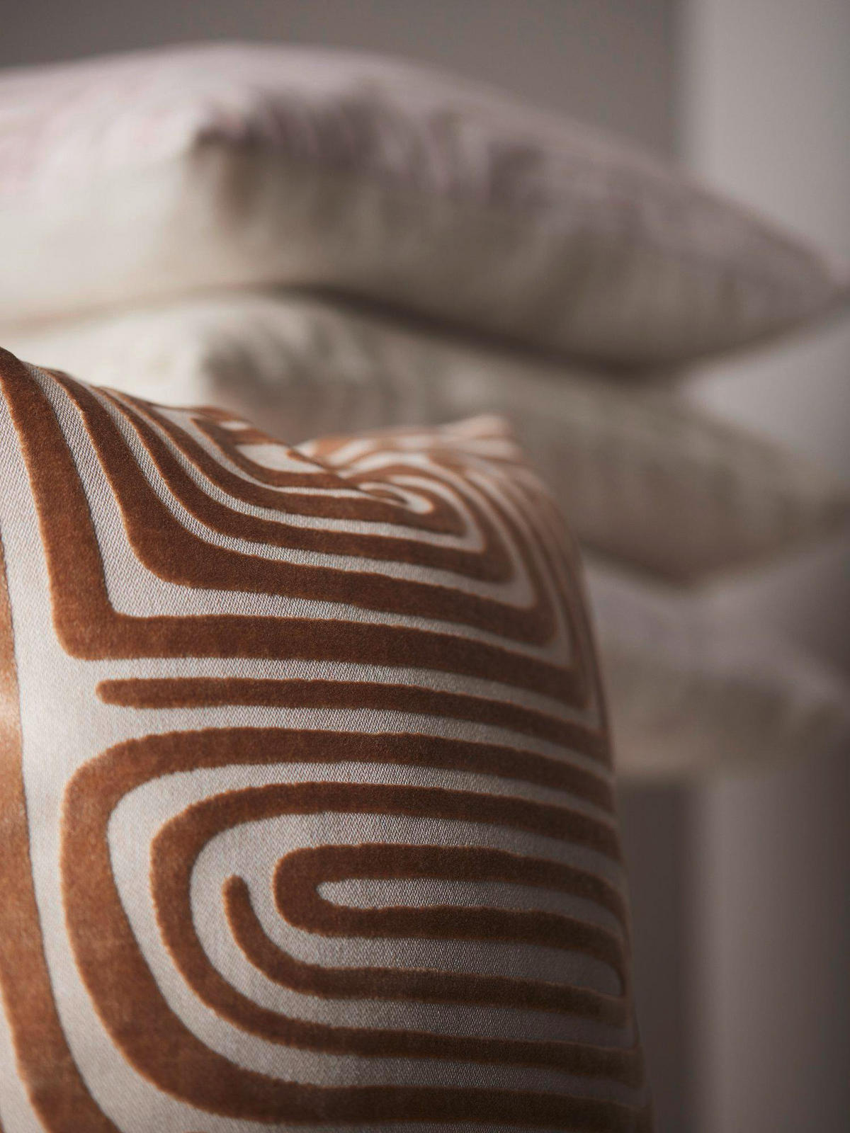KISSENHÜLLE Molly 45/45 cm  - Braun, Basics, Textil (45/45cm)