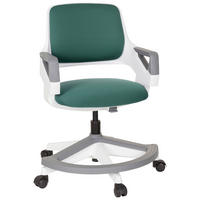 MLADINSKI VRTLJIVI STOL tekstil barve petroleja  - barve petroleja/siva, Moderno, umetna masa/tekstil (53/80 - 93/60cm) - MID.YOU