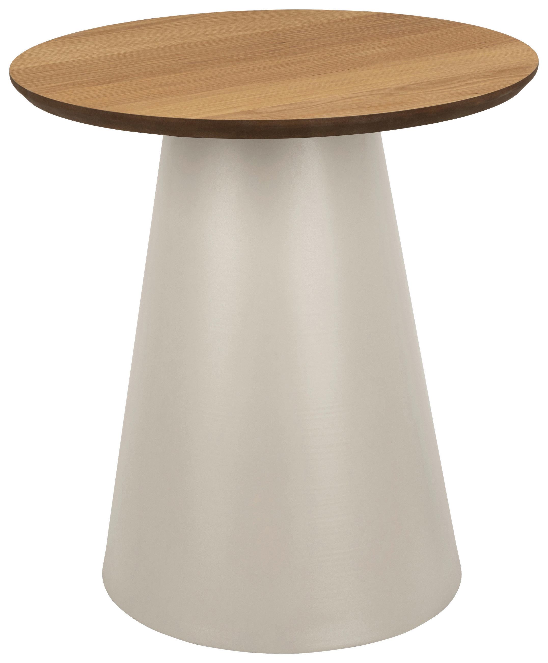 BEISTELLTISCH Eichefarben, Kaschmir rund  - Kaschmir/Eichefarben, Design, Holzwerkstoff/Metall (45/48cm)