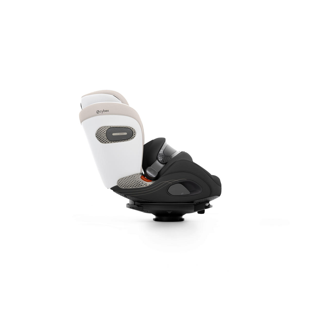 KINDERAUTOSITZ Anoris S Style Off White  - Weiß, Basics, Kunststoff/Textil (49/45/58cm) - cybex PLATINUM