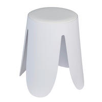BADHOCKER Kunststoff  - Weiß, Basics, Kunststoff (44,5/46/44,5cm) - Wenko