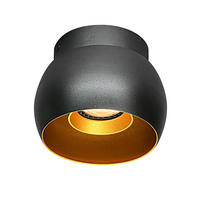 STROPNA SVETILKA Sandy 12/9,5 cm   - črna, Trend, kovina (12/9,5cm)