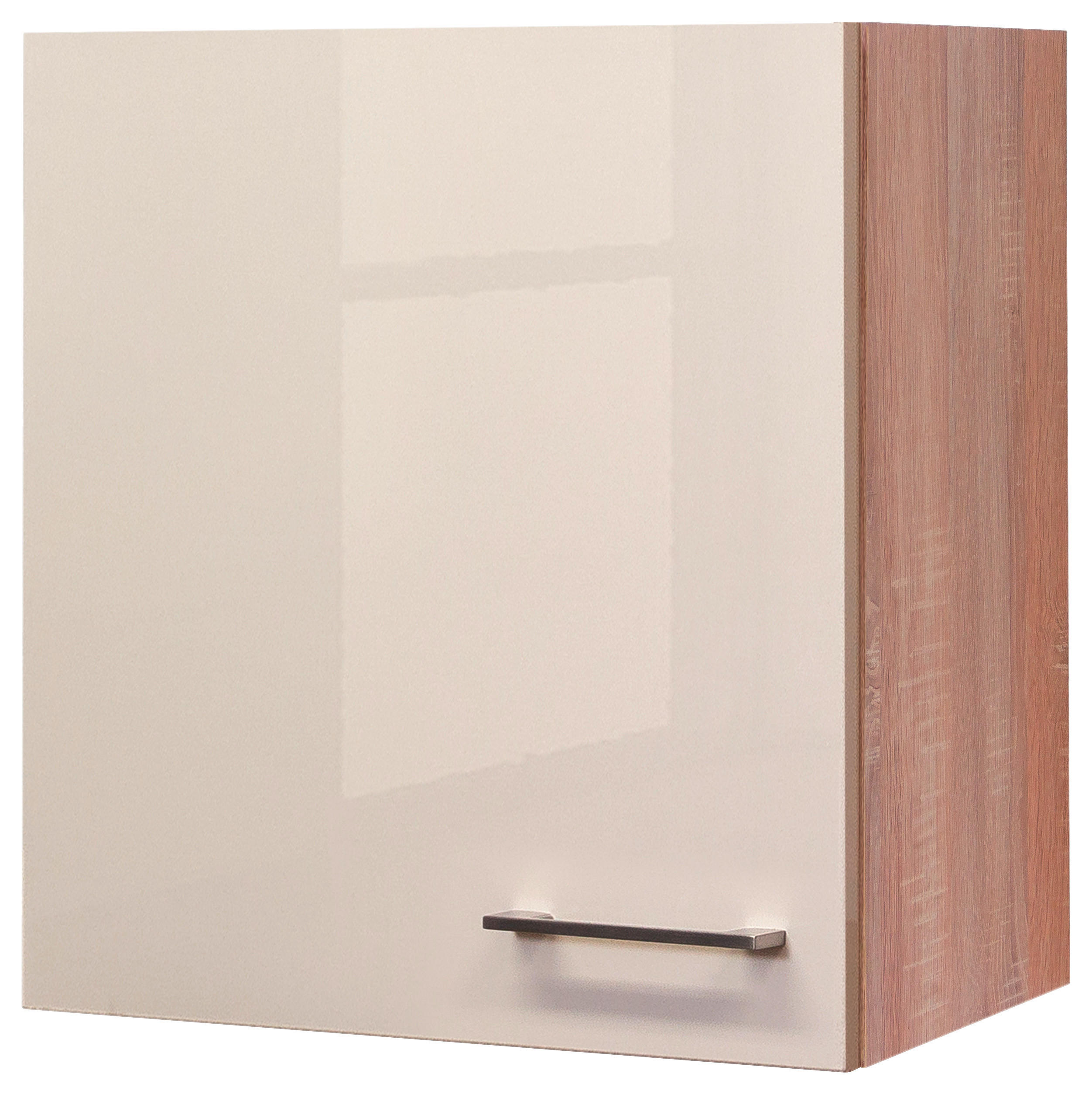 KÜCHENOBERSCHRANK 50/54,8/32 cm in Sonoma Eiche, Kaschmir - Kaschmir/Edelstahlfarben, MODERN, Holzwerkstoff/Metall (50/54,8/32cm) - FlexWell
