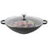 WOK, 36 cm, smalt, - černá/průhledné, Konvenční, kov/sklo (36cm) - Homeware Profession. WOK, 36 cm, smalt, - černá/průhledné, Konvenční, kov/sklo (36cm) - Homeware Profession.