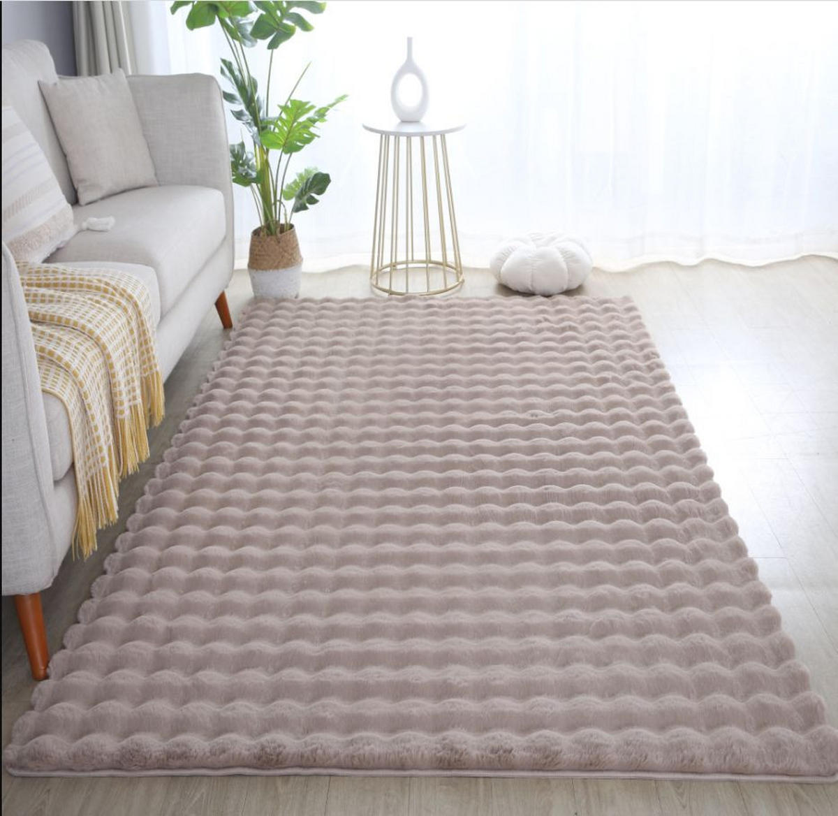HOCHFLORTEPPICH 140/200 cm AMBIANCE Beige  - Beige, Basics, Textil (140/200cm) - Novel