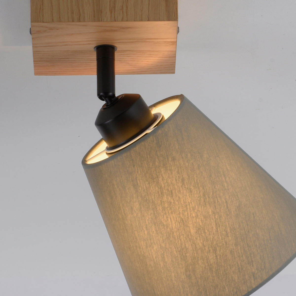 WANDLEUCHTE 24/24/25,5 cm   - Natur, Holz/Metall (24/24/25,5cm)