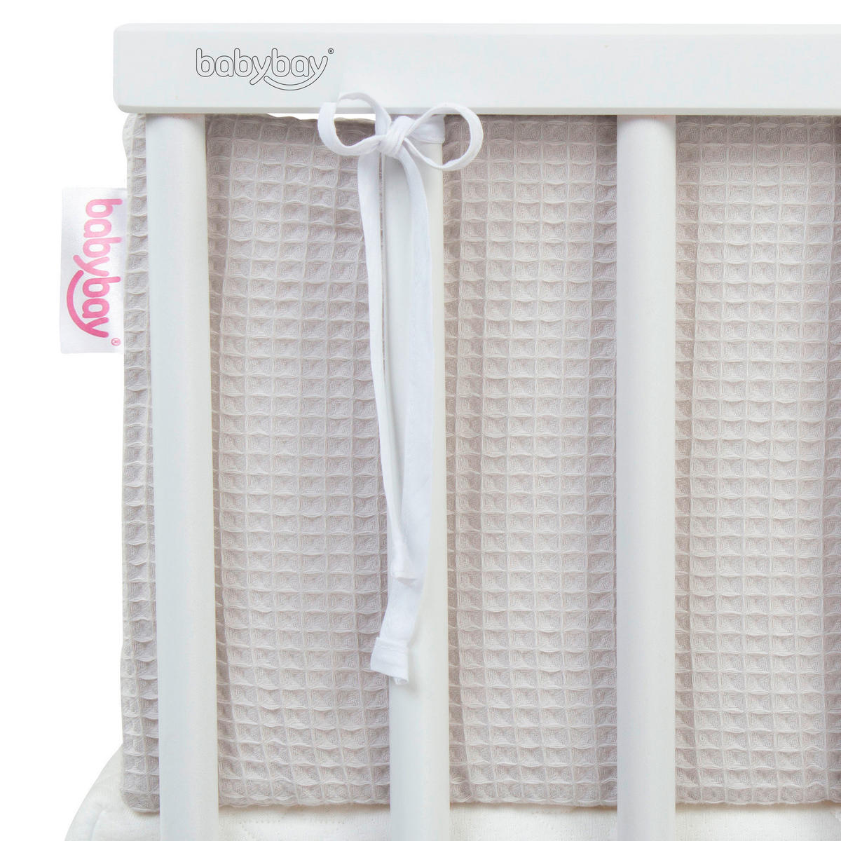 NESTCHEN   24/168 cm  - Grauweiß, Basics, Textil (24/168cm) - Babybay