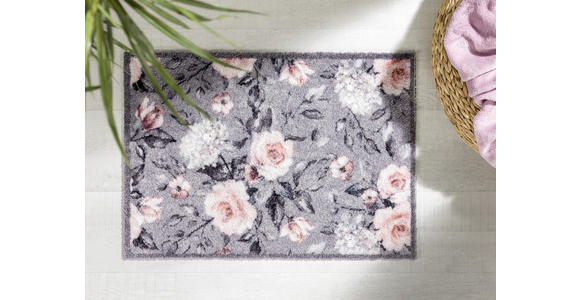 FUßMATTE 50/70 cm  - Rosa/Weiß, Trend, Textil (50/70cm) - Esposa