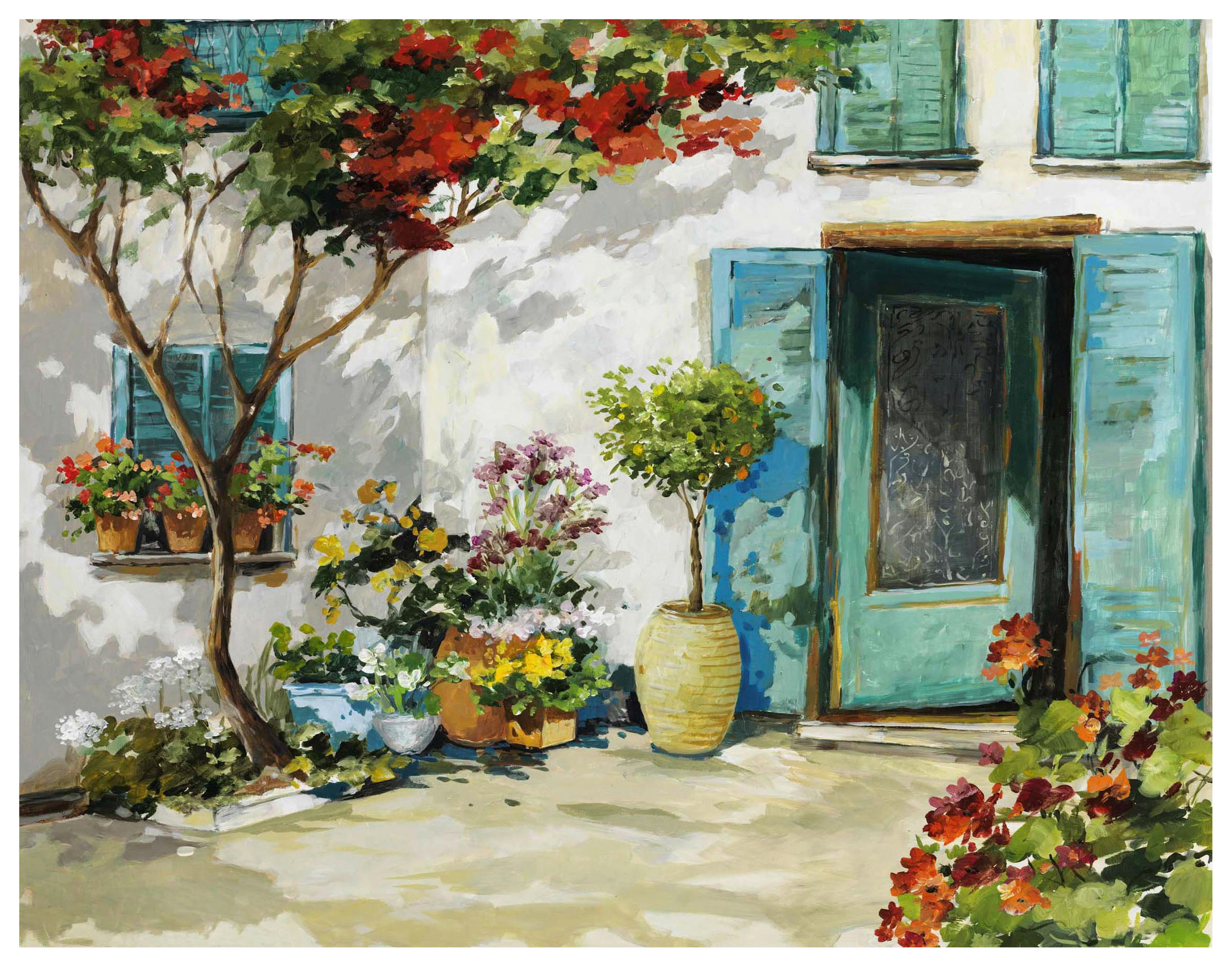 Pictură În Ulei 75/100 cm  - multicolor, Basics, textil (75/100cm)