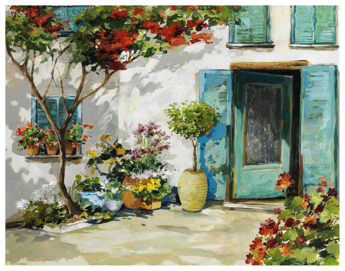 Pictură În Ulei 75/100 cm  - multicolor, Basics, textil (75/100cm)