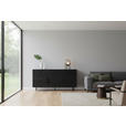 SIDEBOARD  170/80/40 cm 3 Schublade(n)  - Schwarz, LIFESTYLE, Holz/Metall (170/80/40cm) - Landscape