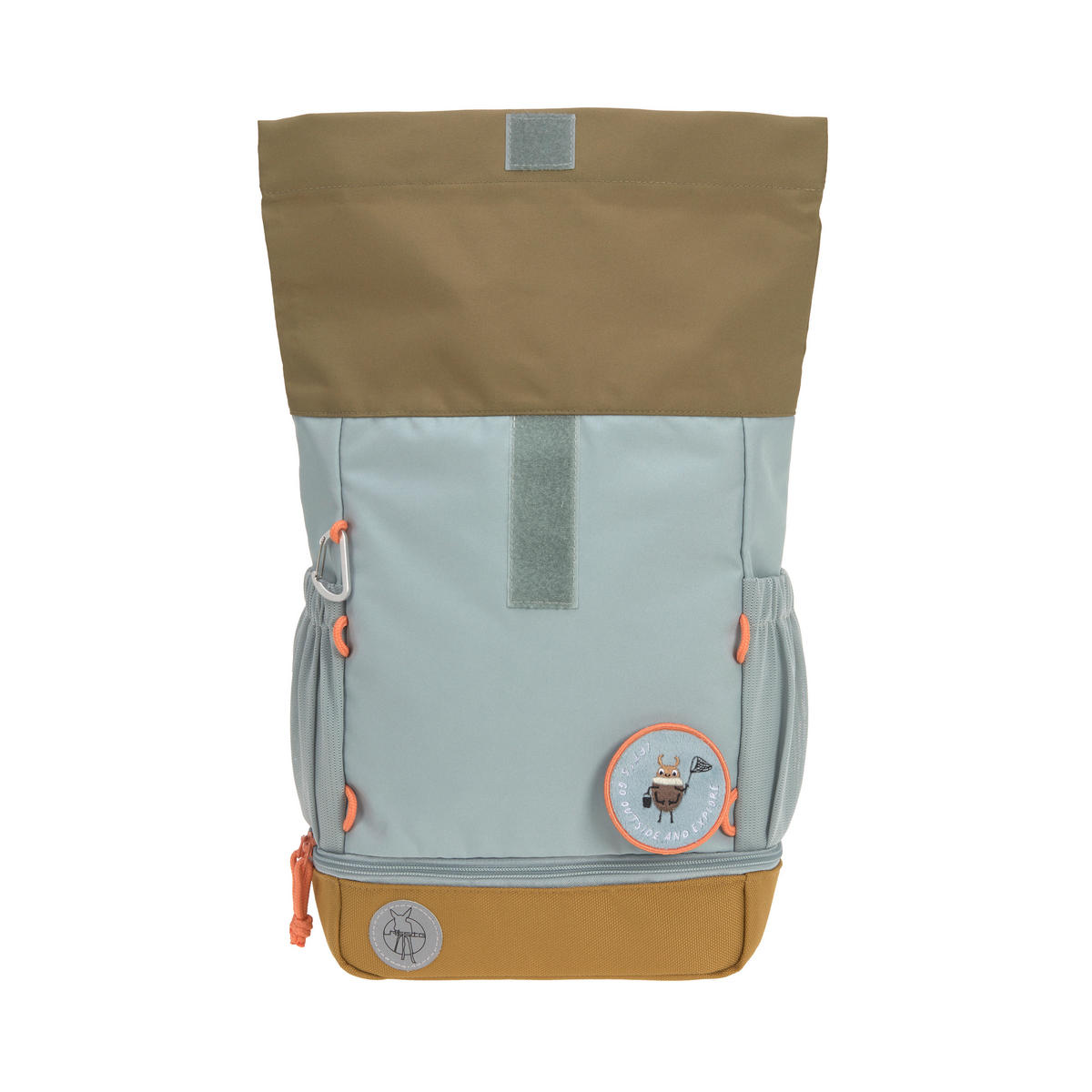 KINDERRUCKSACK Rolltop  - Hellblau, Basics, Textil (23/11/32,5cm) - Lässig