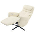 MASSAGESESSEL Echtleder Lederlook Beige    - Beige, Design, Leder/Textil (77/113/90cm) - Xora