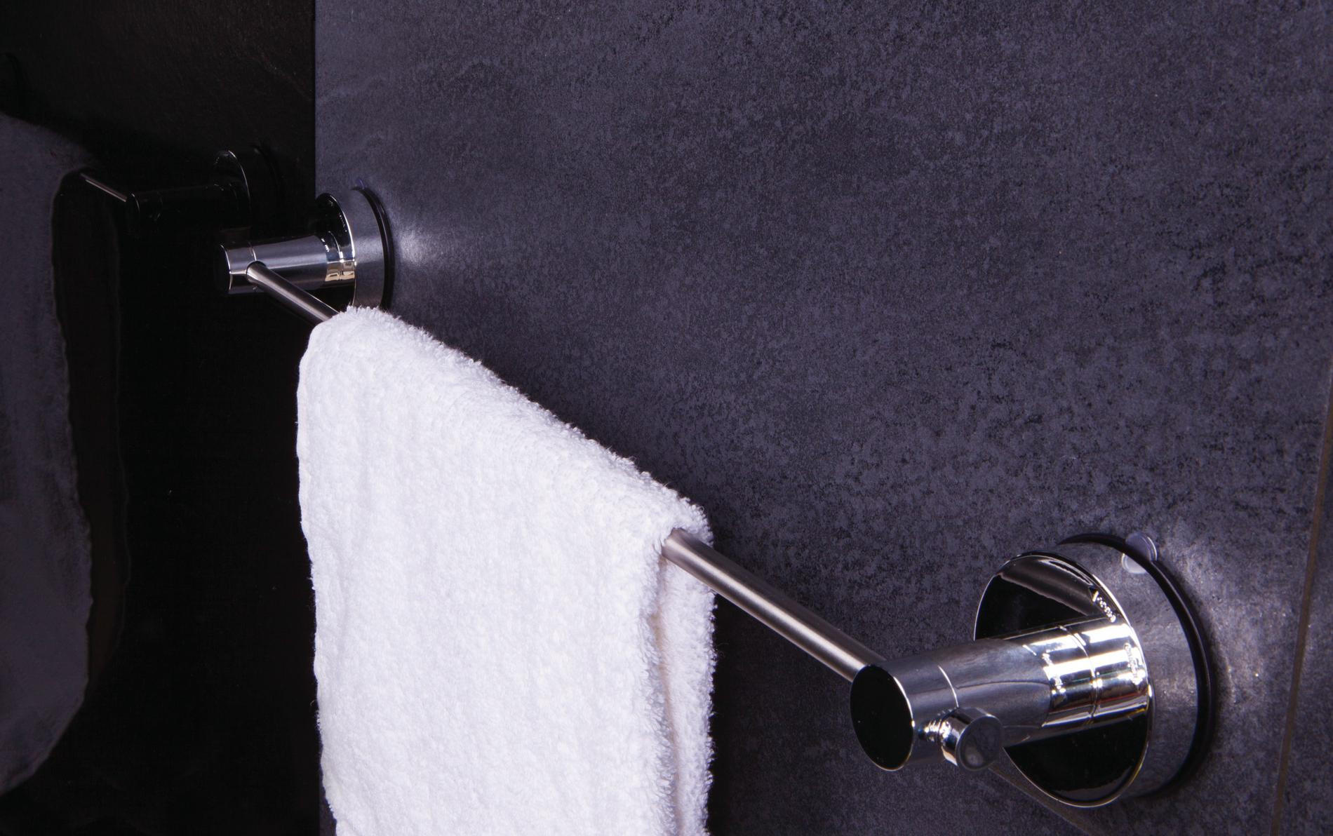 HANDTUCHSTANGE 55,5/6,5/7,2 cm  - Chromfarben, Basics, Kunststoff/Metall (55,5/6,5/7,2cm) - Sadena