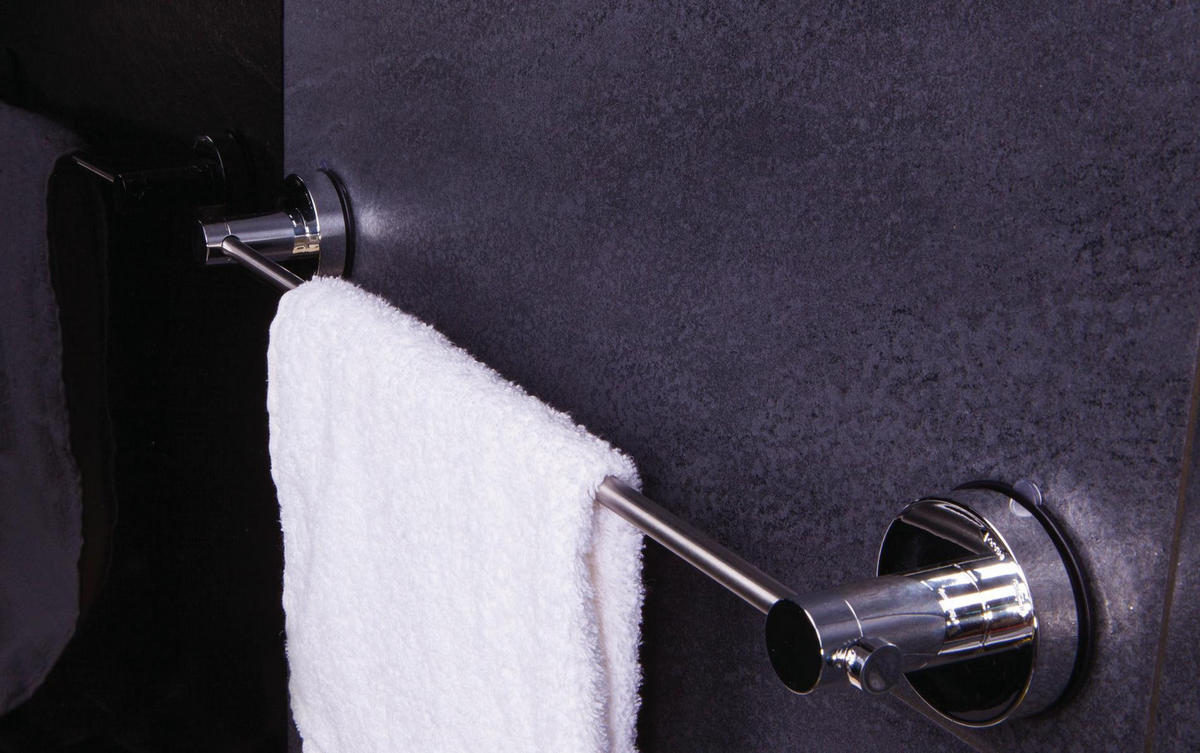 HANDTUCHSTANGE 55,5/6,5/7,2 cm  - Chromfarben, Basics, Kunststoff/Metall (55,5/6,5/7,2cm) - Sadena