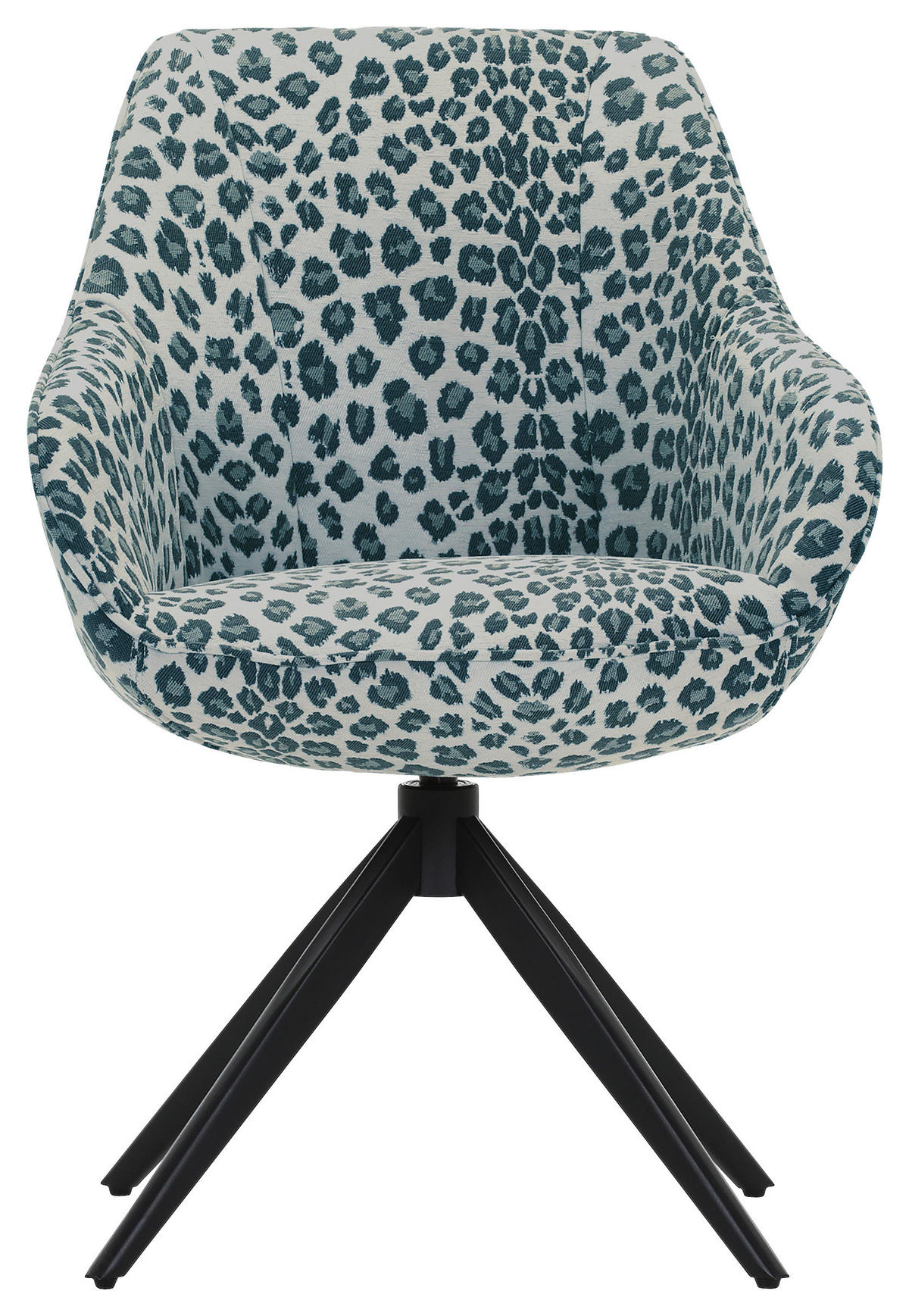 ARMLEHNSTUHL , Sitzfläche 360° drehbar , Flachgewebe, Mikrofaser  - Schwarz/Grau, Design, Textil/Metall (60/83/65cm) - Landscape