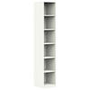 AKTENREGAL 40/220,5/40 cm  - Weiss, Design, Holzwerkstoff (40/220,5/40cm) - Moderano