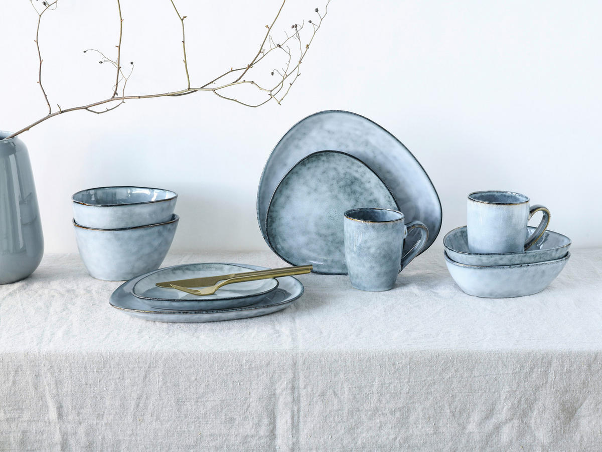 KOMPLETT SERVIS 10 delar  - grå, Trend, keramik (34/29,5/36cm) - Creatable