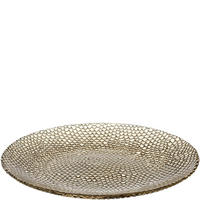 DEKOTELLER - Hellbraun, LIFESTYLE, Glas (21/2/21cm) - Leonardo