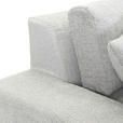 ECKSOFA  Greige Bouclé  - Greige/Schwarz, MODERN, Kunststoff/Textil (255/255cm) - Landscape