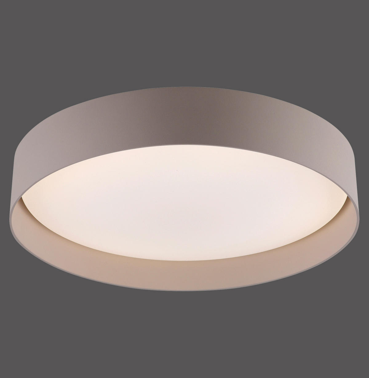 LED-DECKENLEUCHTE SW TAVOLI 39/39/7,3 cm   - Sandfarben, KONVENTIONELL, Kunststoff/Metall (39/39/7,3cm) - Schöner Wohnen