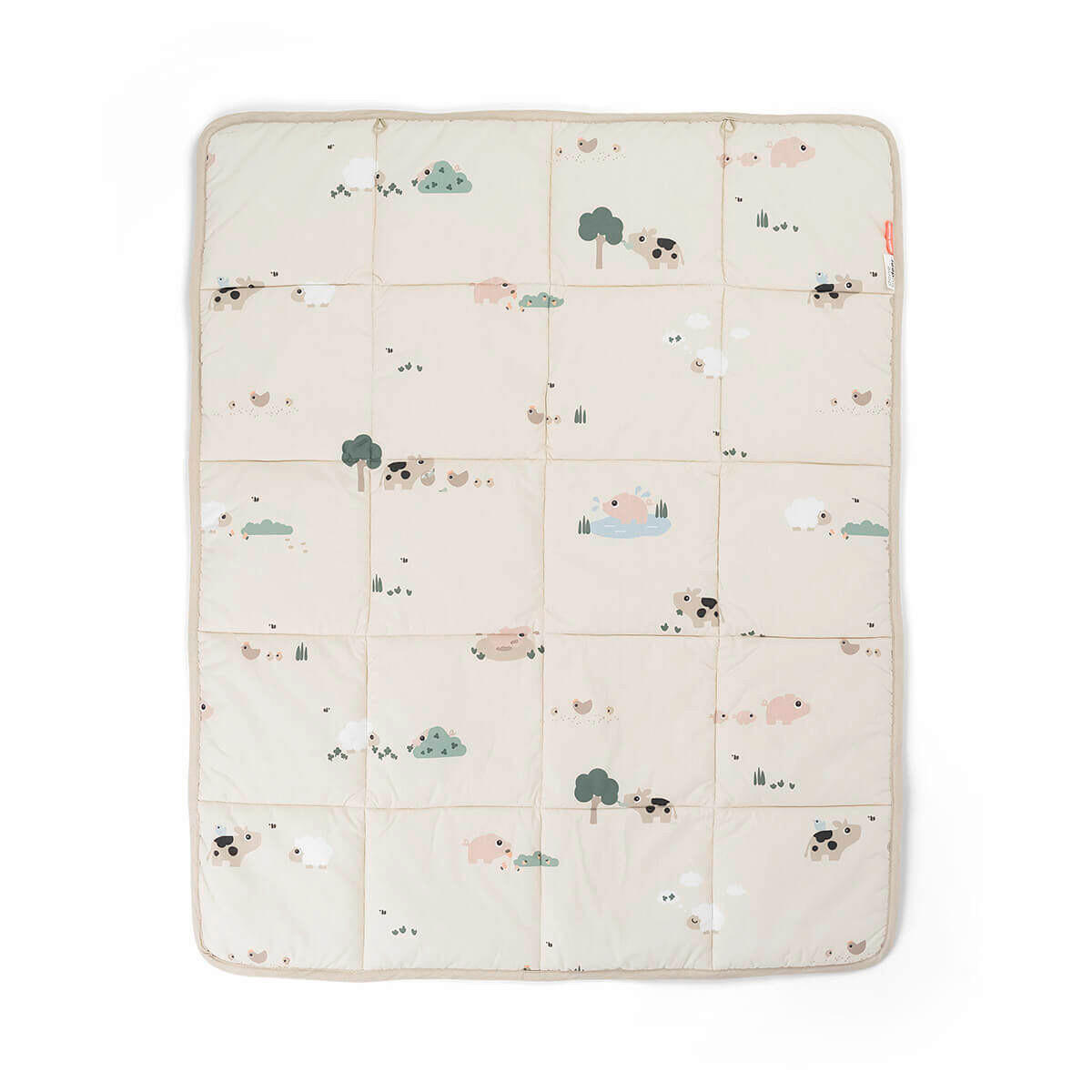 KRABBELDECKE  - Sandfarben, Basics, Textil (80,0/100,0/2,0cm) - done by deer