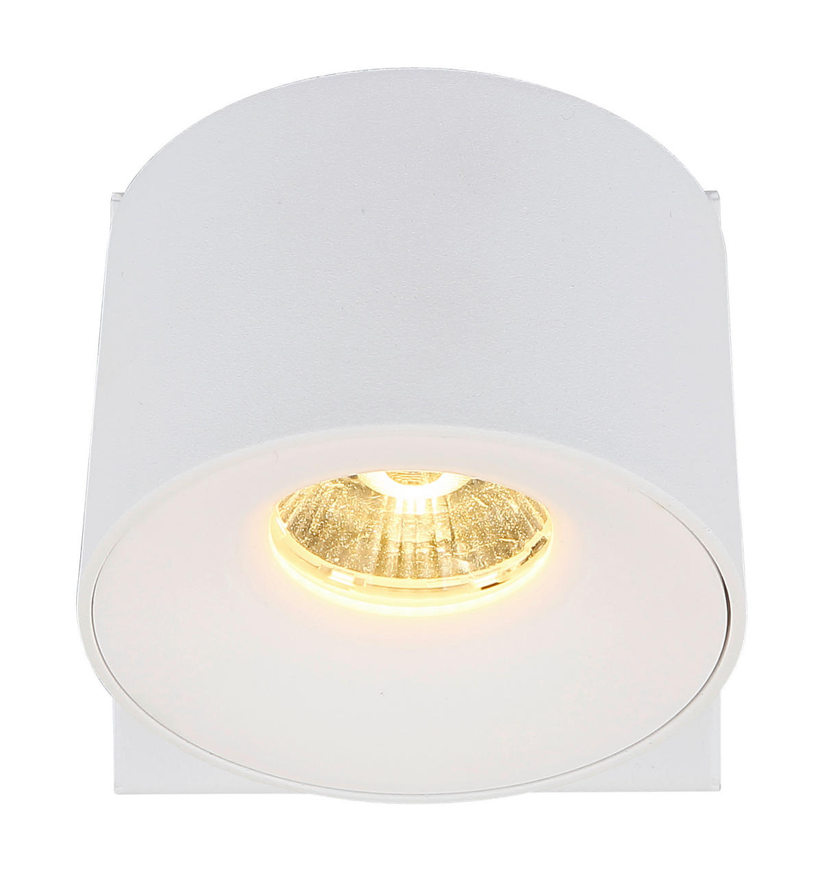 LED-STRAHLER 7.2/9.5 cm   - Transparent/Weiß, Basics, Kunststoff/Metall (7.2/9.5cm) - Globo