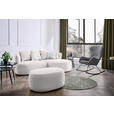ECKSOFA in Bouclé Hellrosa  235/166 cm  - Sandfarben/Hellrosa, MODERN, Kunststoff/Textil (235/166cm) - Hom`in