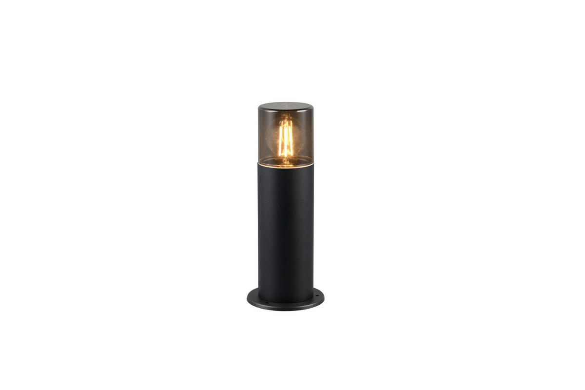 WEGELEUCHTE - Schwarz, Design, Kunststoff/Metall (12/30cm) - Trio Leuchten