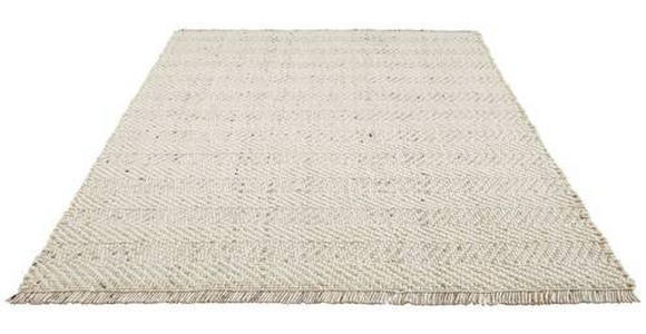 HANDWEBTEPPICH 200/290 cm Kärnten  - Beige/Weiß, Basics, Textil (200/290cm) - Linea Natura