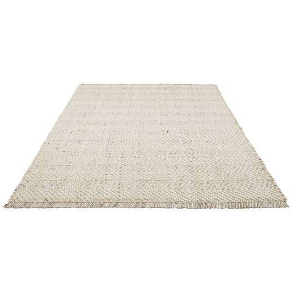 Thumbnail - Linea Natura Handwebteppich Kärnten, Weiß, Beige, Textil, Struktur, rechteckig, 200x290 cm, leicht zusammenrollbar, Tepp...