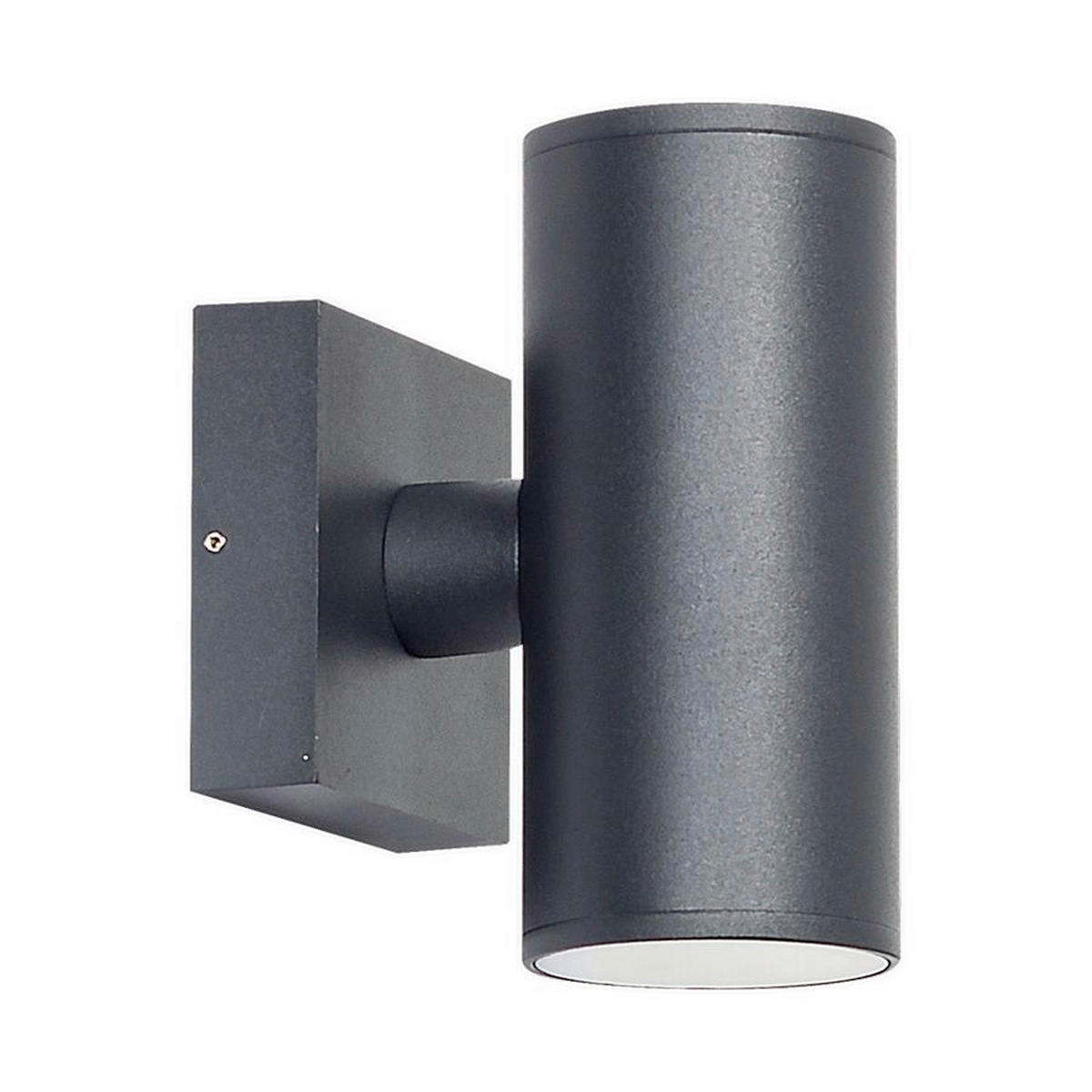 Aplică De Exterior    - negru, Basics, sticlă/metal (14.5/8.5/11.5cm)