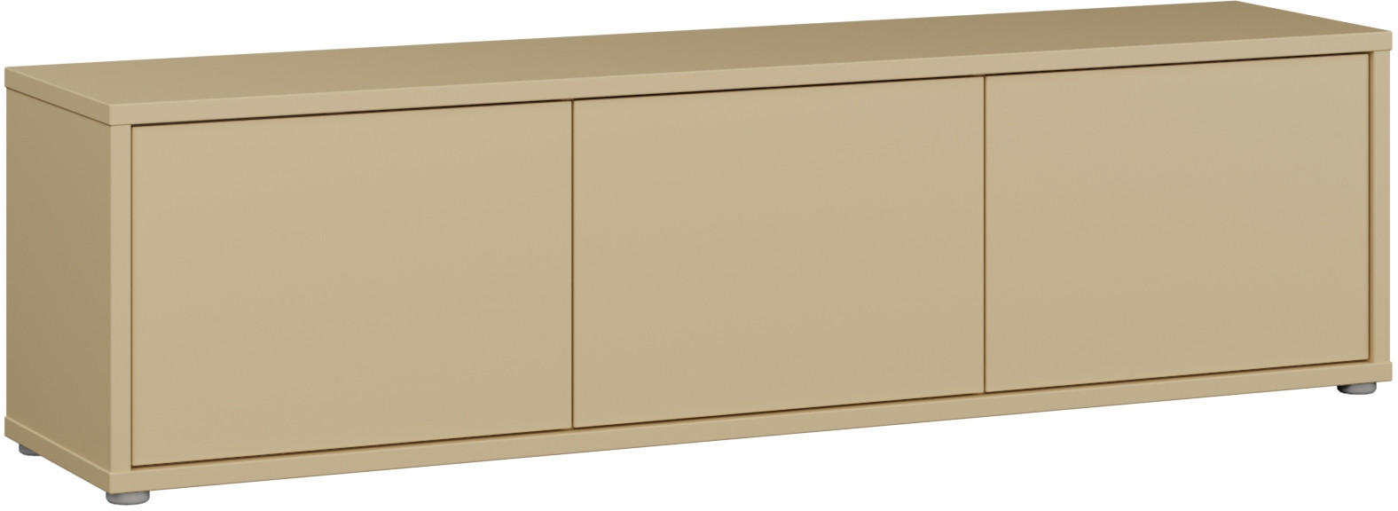 LOWBOARD  in 154,2/44,5/34,9 cm  - Gelb/Grau, MODERN, Holzwerkstoff/Kunststoff (154,2/44,5/34,9cm) - Carryhome