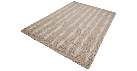 HANDWEBTEPPICH 130/190 cm Beige  - Beige, Natur, Textil (130/190cm) - Linea Natura