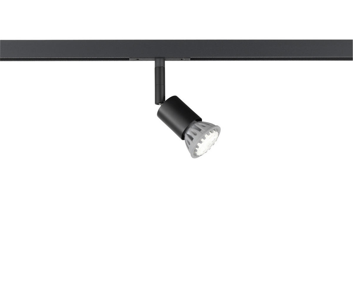 SCHIENENSYSTEM-STRAHLER - Schwarz, Basics, Metall (3,5/12cm) - Fischer & Honsel