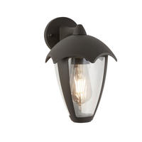 Aplică De Exterior    - gri deschis/străveziu, Basics, plastic/metal (17,5/26/23cm)