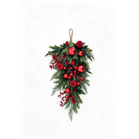 DEKOZWEIG Dekozweig  - Waldgrün/Hellbraun, LIFESTYLE, Papier/Kunststoff (74/30/8cm) - X-Mas