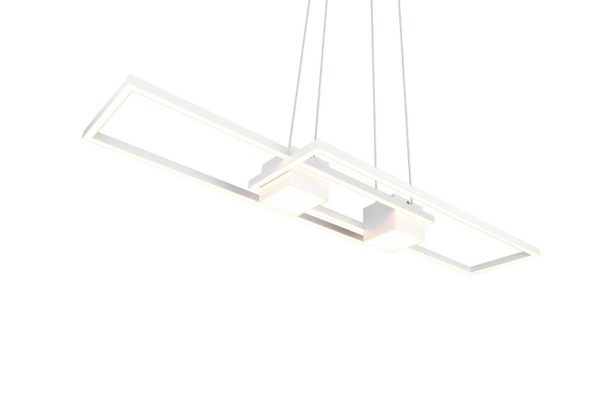 LED-PENDELLAMPA Albany 100/28/150 cm  - vit, Design, metall (100/28/150cm) - Trio Leuchten