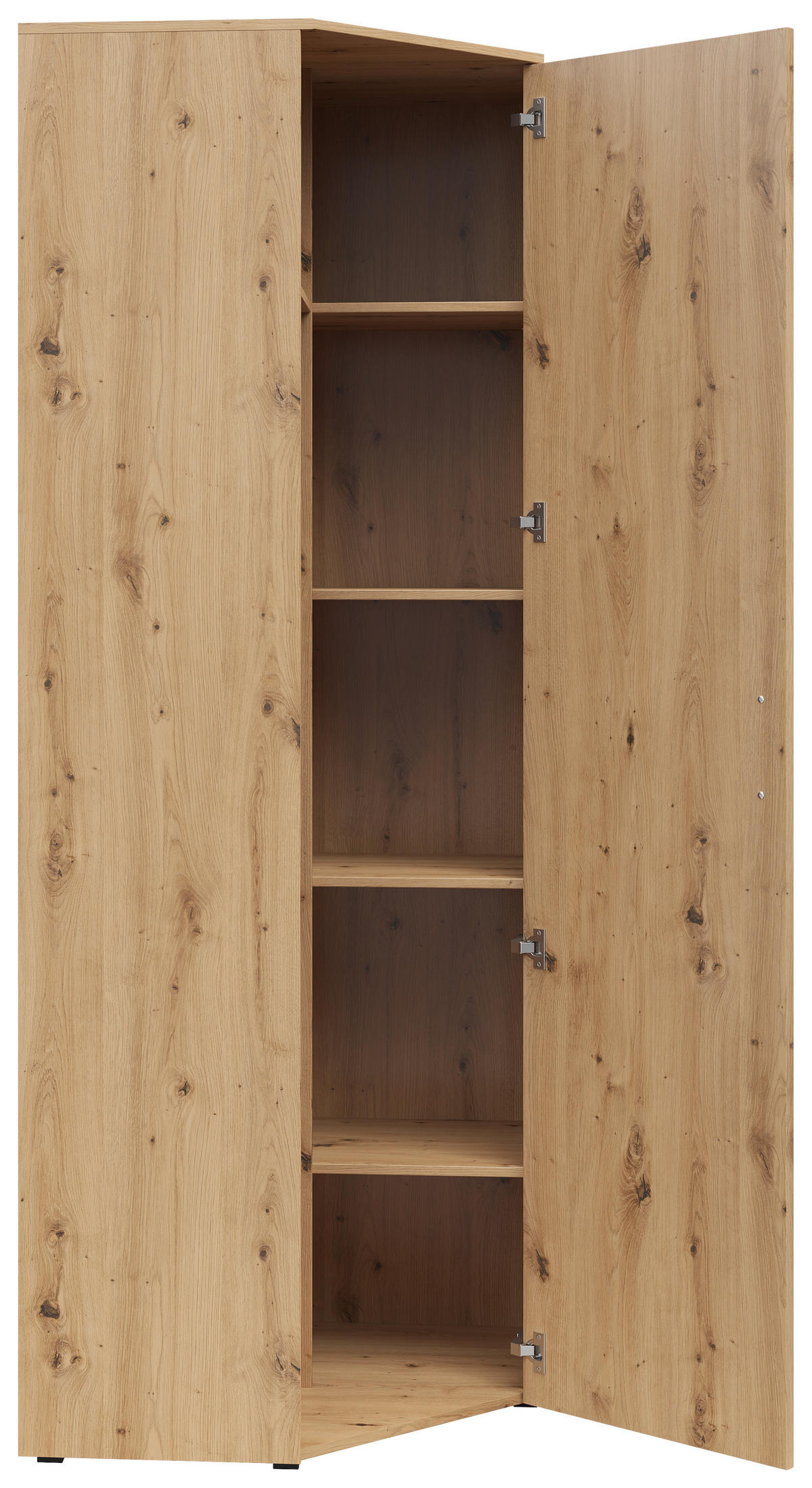 ECKSCHRANK 71,5/195/71,5 cm  - Schwarz/Eiche Artisan, MODERN, Holzwerkstoff/Kunststoff (71,5/195/71,5cm)