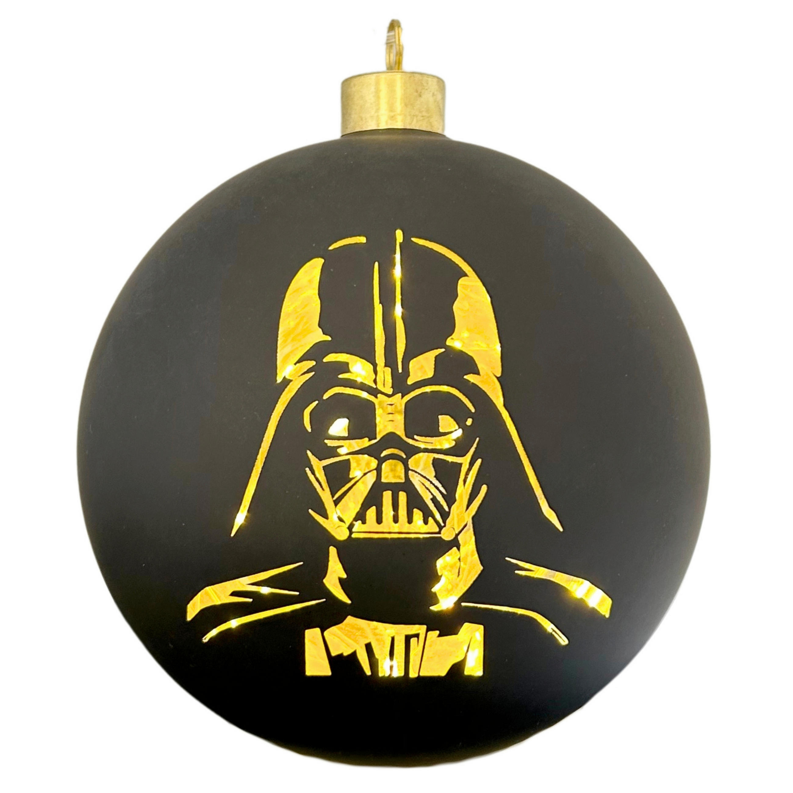 CHRISTBAUMANHÄNGER  - Schwarz, Basics, Glas (15cm) - Star Wars