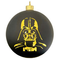 CHRISTBAUMANHÄNGER  - Schwarz, Basics, Glas (15cm) - Star Wars