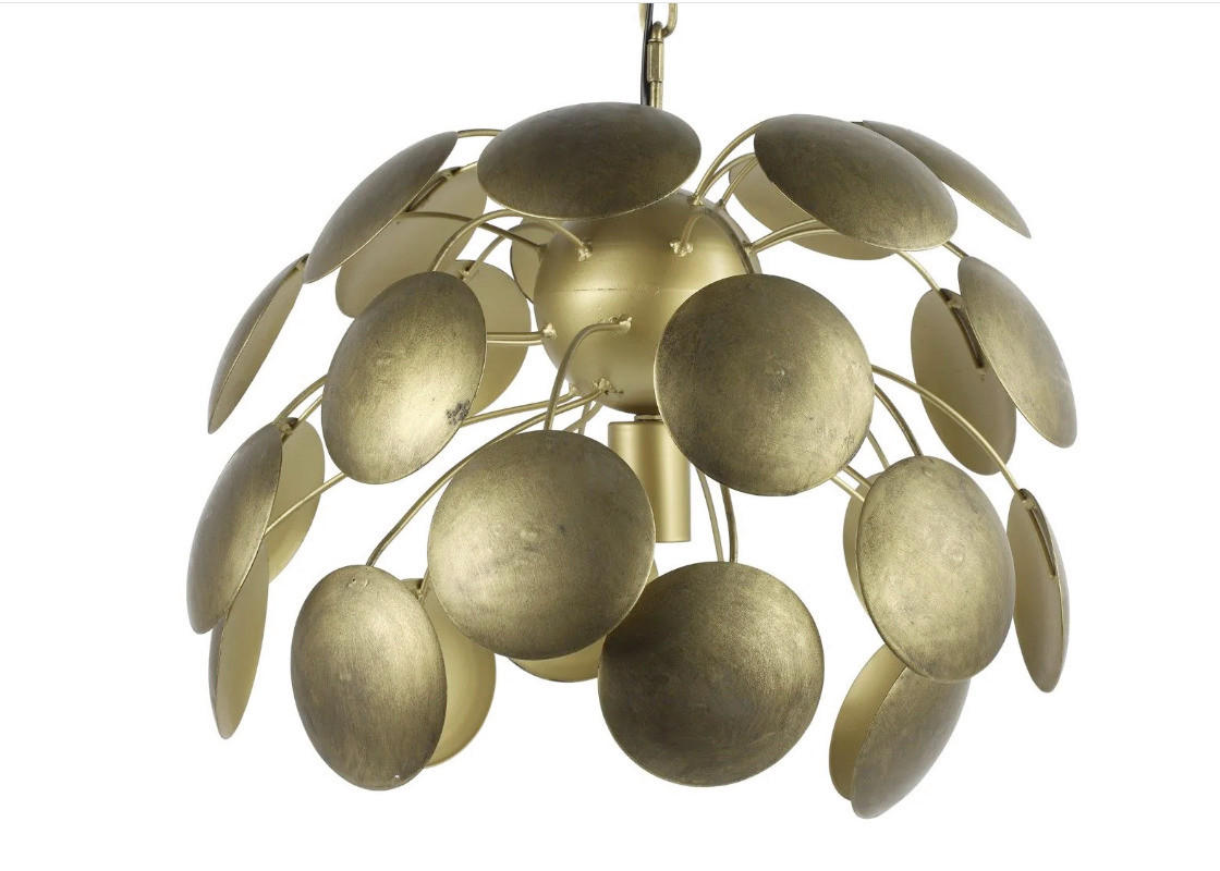 LUSTER Danby  - zlatne boje, Basics, metal (50/50/35cm)