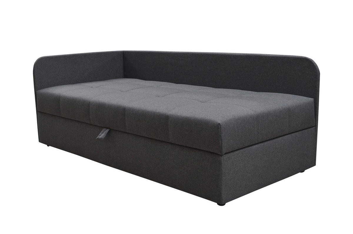 HEVERŐ textil szürke  - fekete/szürke, Basics, műanyag/textil (205/90/95cm) - Xora