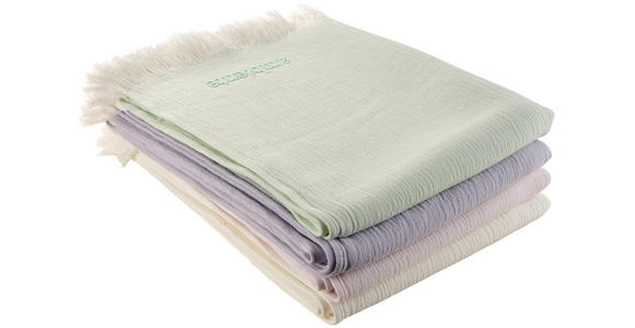 WOHNDECKE 130/170 cm - Lila/Weiß, KONVENTIONELL, Textil (130/170cm) - Ambiente