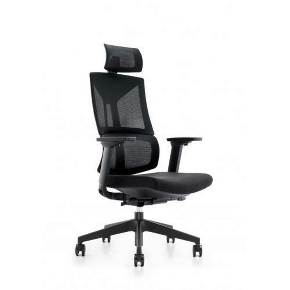 STOLAC UREDSKI    - crna, Moderno, tekstil/metal (60/120/60cm)