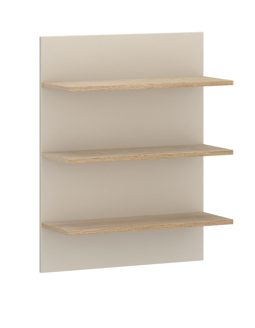 WANDBOARD Holzwerkstoff Eichefarben, Kaschmir  - Kaschmir/Eichefarben, Design, Holzwerkstoff (60/79,4/26cm) - Livetastic