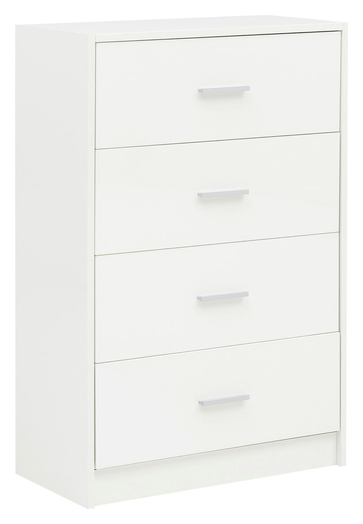 FÉLMAGAS SZEKRÉNY 60/90/30 cm  - alumínium színű/fehér, Konventionell, faalapú anyag/fém (60/90/30cm) - MID.YOU