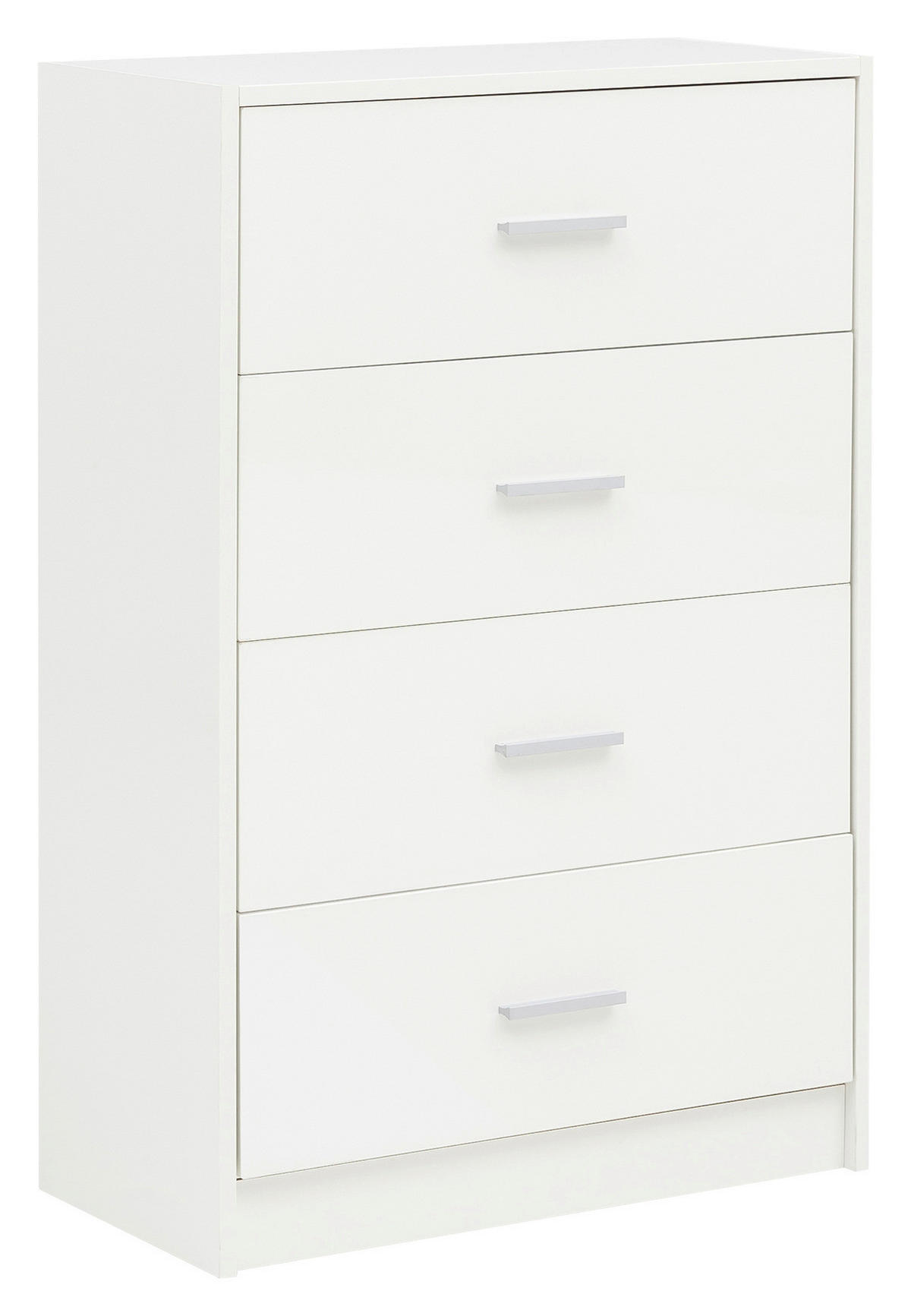 FÉLMAGAS SZEKRÉNY 60/90/30 cm  - alumínium színű/fehér, Konventionell, faalapú anyag/fém (60/90/30cm) - MID.YOU