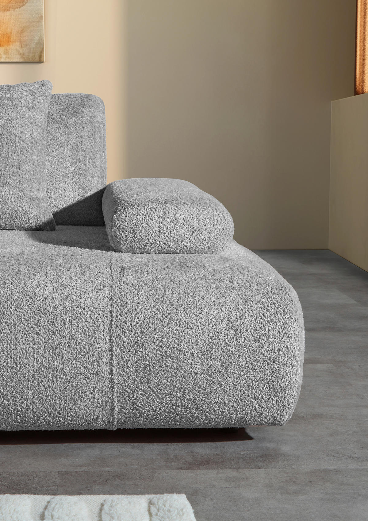 SCHLAFSOFA in Textil Schlammfarben  - Schlammfarben/Schwarz, Konventionell, Kunststoff/Textil (235-255/80/116-138cm) - Carryhome