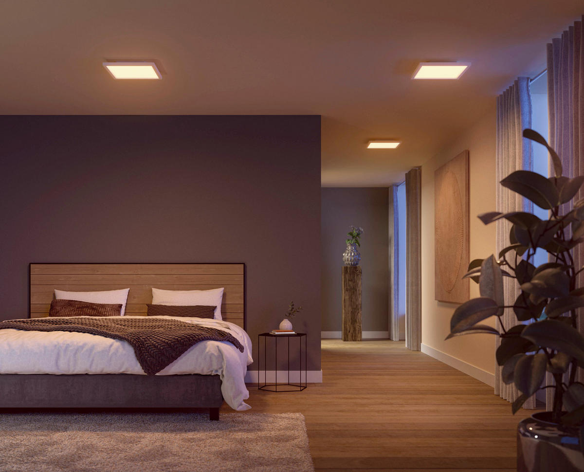 LED-DECKENLEUCHTE    30/30/4,6 cm  - Weiss, Konventionell, Metall (30/30/4,6cm) - Philips HUE